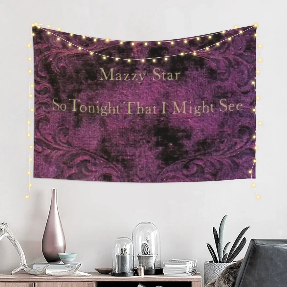 So Tonight I Might See Album Mazzy Star Cover Tapestry Wall Decor Hanging Decorative Paintings Bedroom Decor Tapestry