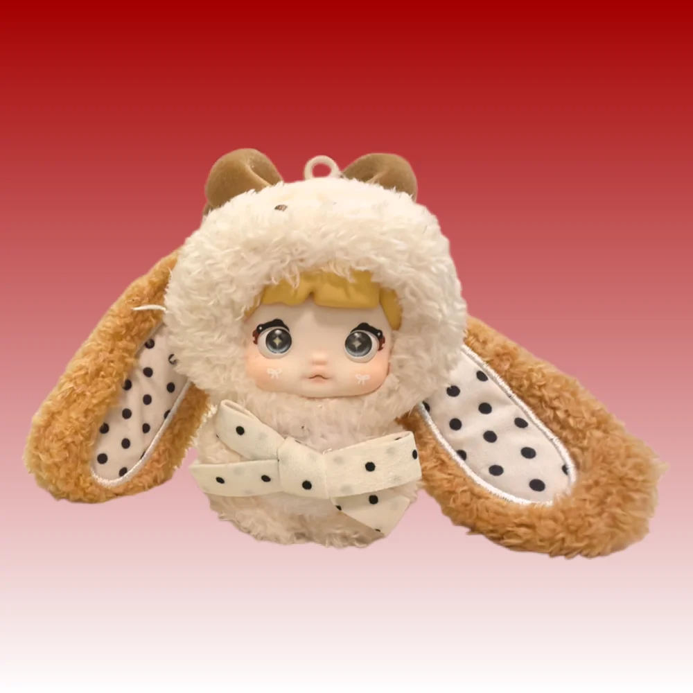 Genuine Authentic Nommi Sweet Heart Rabbit Plush Doll Toy Trendy Blind Box Surprise Soft Stuffed Animal Ornament Mystery Box