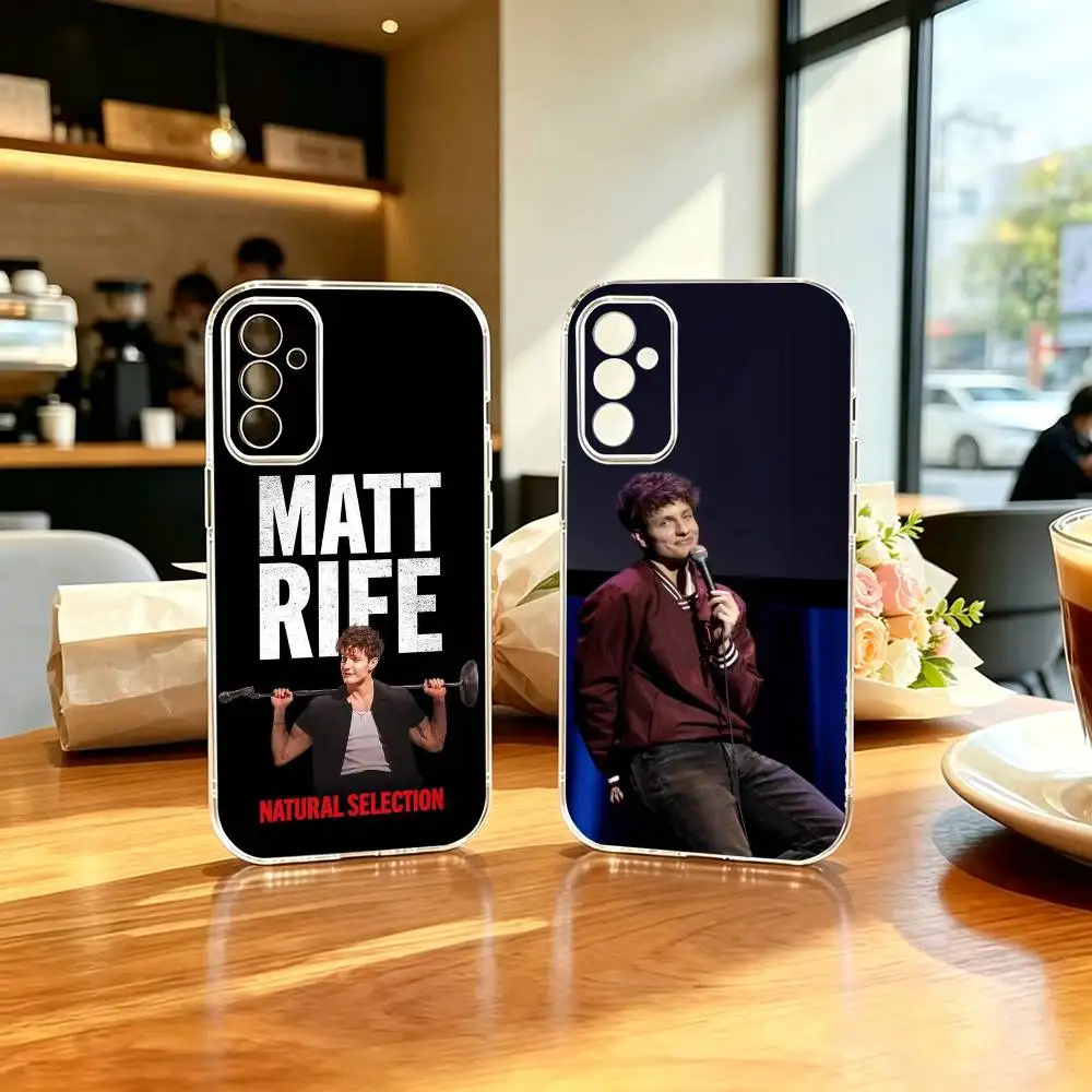 Handsome stand-up comedy Matt Rif  Basic Phone Case For Samsung A71, A70, A52, A51, A40, A30, A20 Transparent Cover
