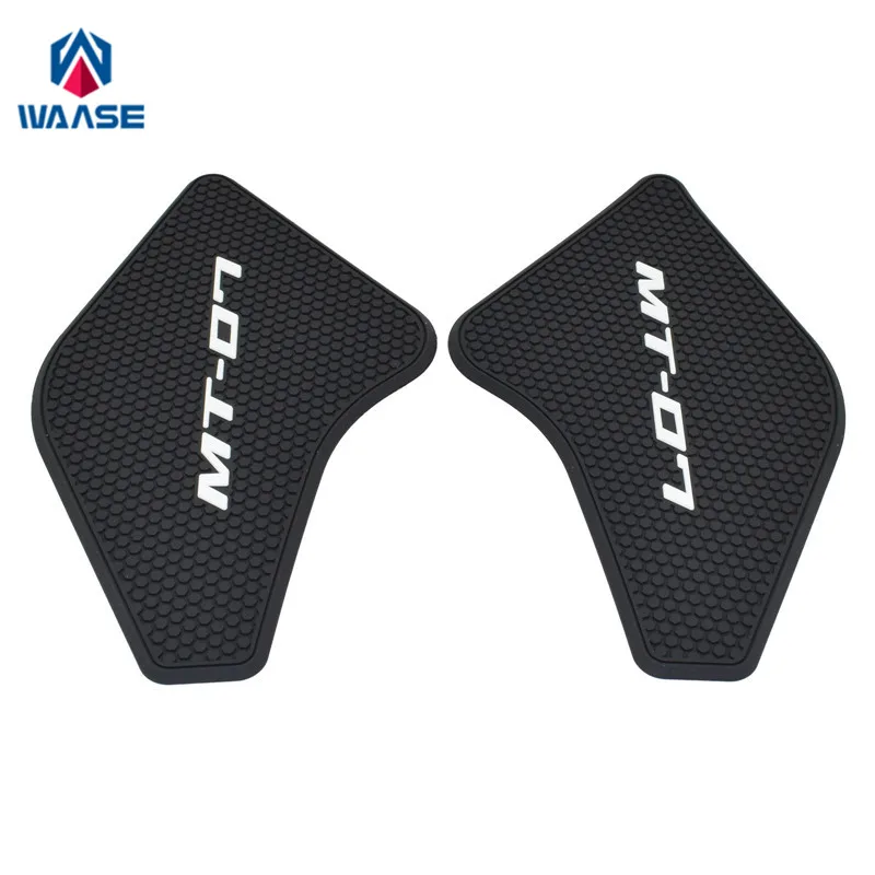 

waase For Yamaha MT-07 MT07 2021 2022 2023 2024 Tank Pad Protector Sticker Decal Gas Knee Grip Tank Traction Pad Side
