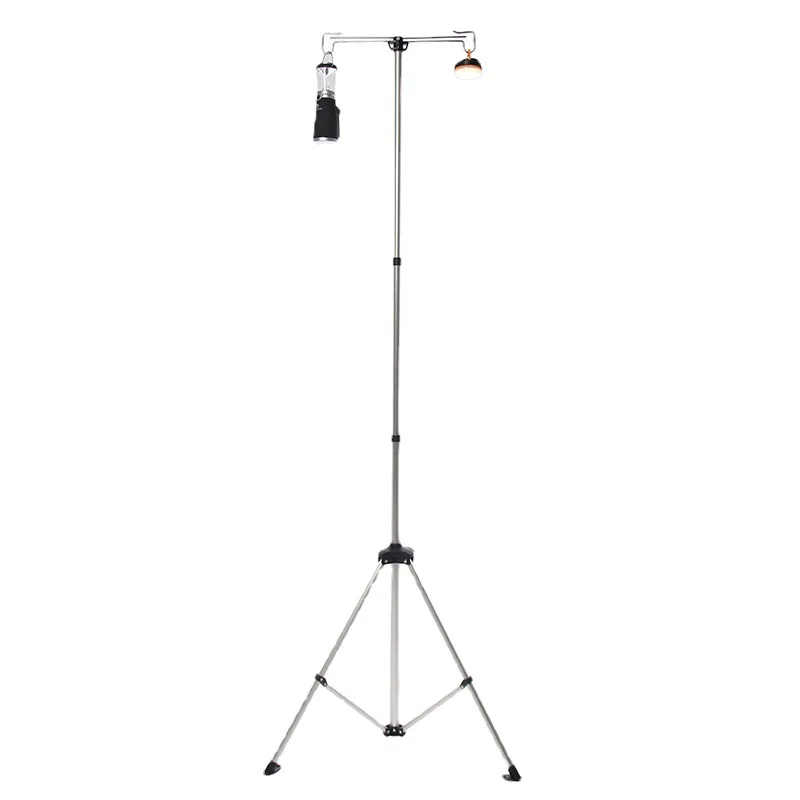 

Amano camping liftable camp barbecue lighting bracket aluminum tube tripod light stand four retractable outdoor light stand