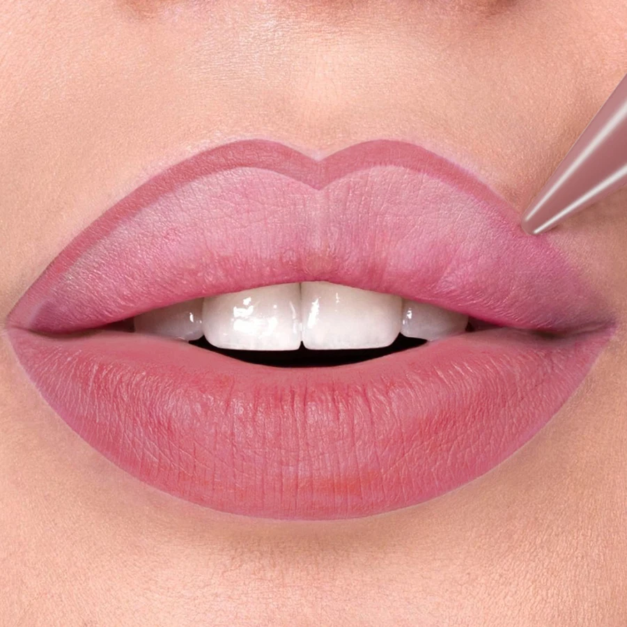 15-kleuren sexy rode lippenstift pen waterdichte matte contour tint lippenstift langdurige lip glazuur bruine lipliner potlood lip make-up