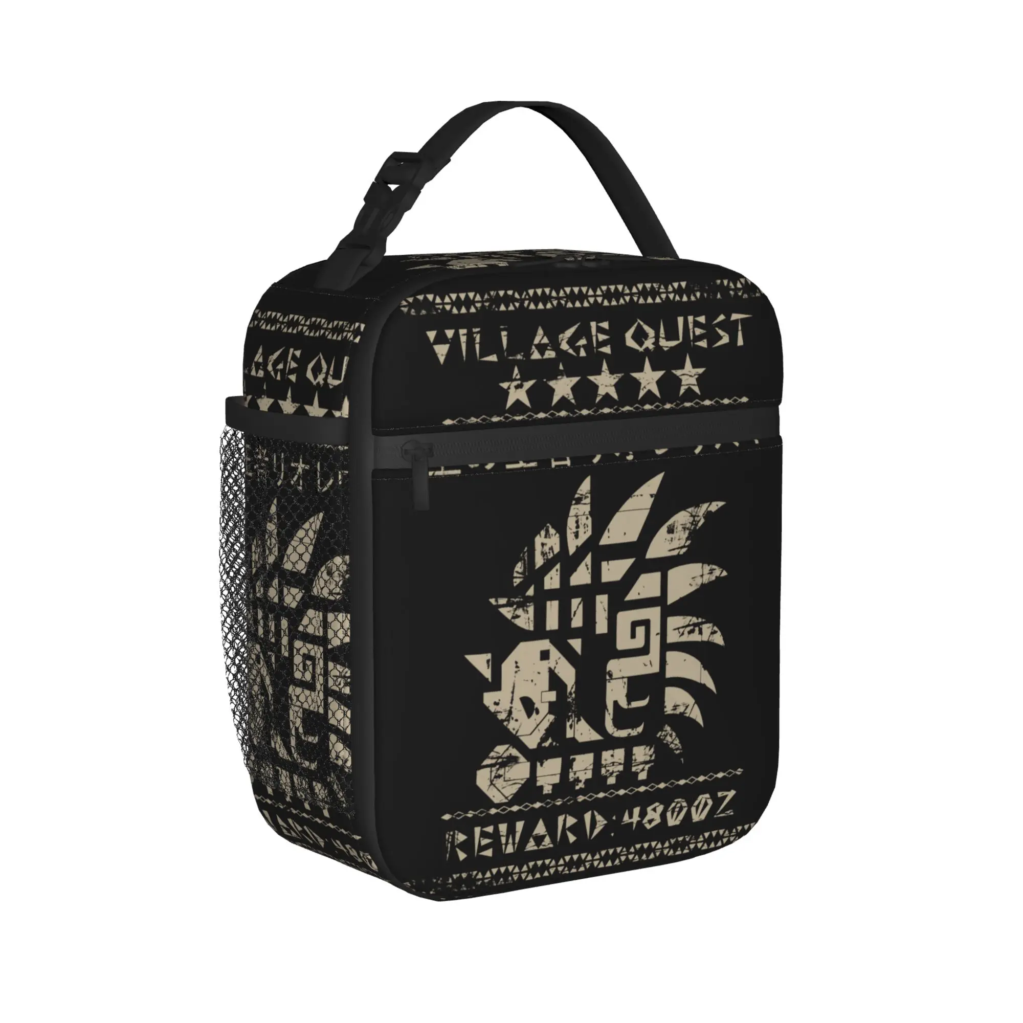 Monster Hunter Required - Rathalos Insulated Lunch Bag Thermal Bag Meal Container  Tote Lunch Box Bento Pouch Office  Travel