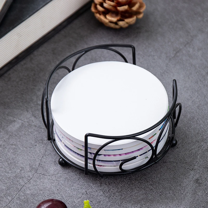 Coaster Holder Mat Storage Rack Table Mat Holder Tea Coffee Mug Placemat Storage Organizer Table Kitchen Accessories