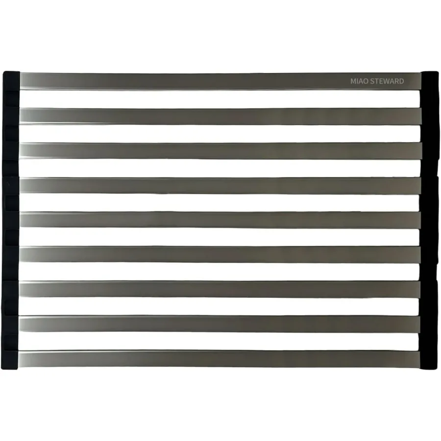 

Kitchen Sink Drying Rrack， Stainless Steel Bowl Holder ，Foldable and Non-Slip Suitable for Kitchen Countertops Multipurpose Sink
