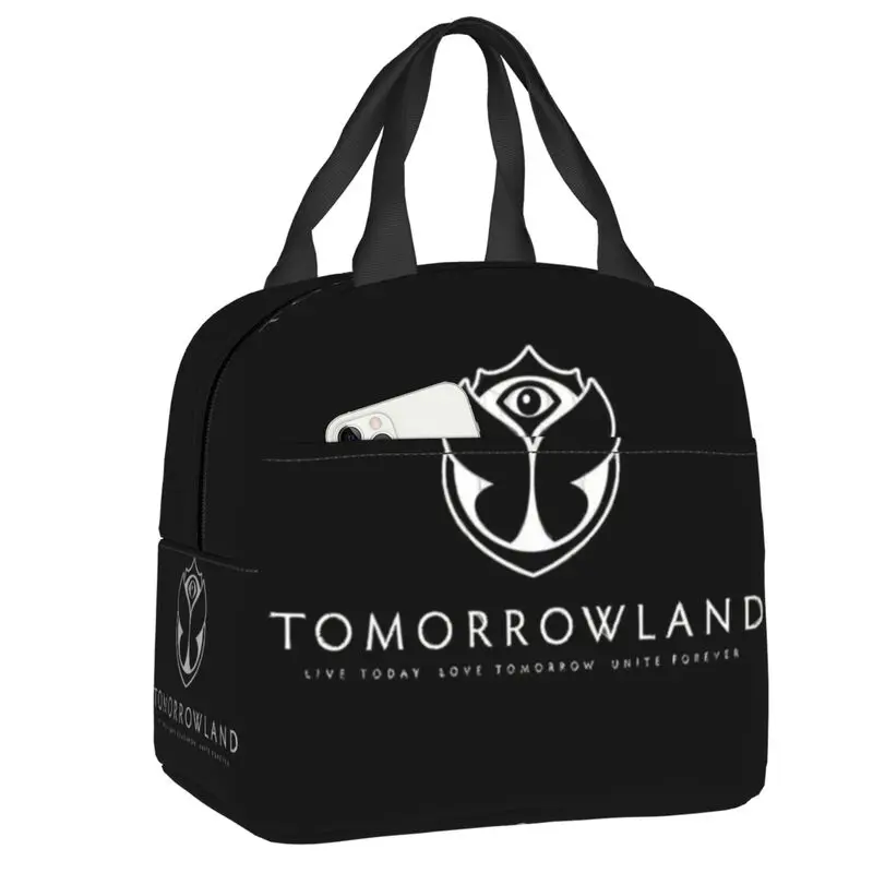 

Tomorrowland Insulated Lunch Bag for Women Waterproof Thermal Cooler Bento Box Office Picnic Travel