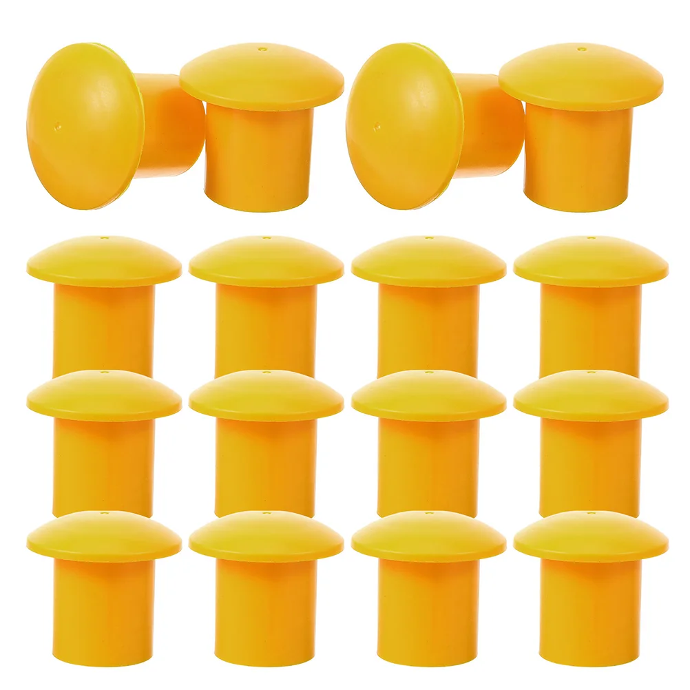 

50 Pcs Steel Bar Protective Cap Rebar Caps Plastic Mushroom Cover Covers Pp Safety for Reinforcement Protector