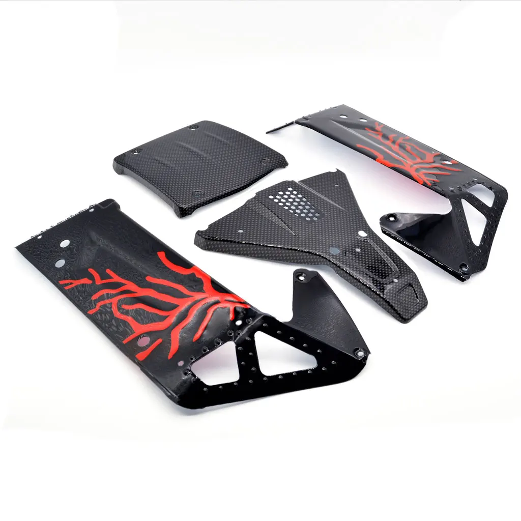 Kit de carcasa de carrocería de coche RC 7534 7535 7536 7537 para -10 DBX10 1/10 RC Car Upgrade Parts Accesorios de repuesto, 1