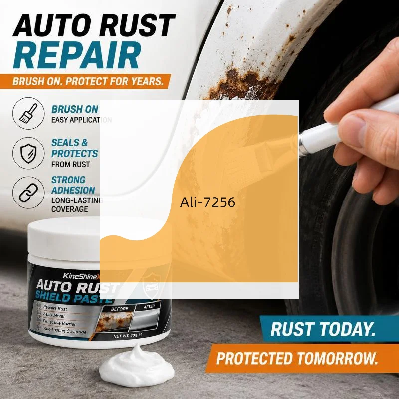 Car Metal Rust Remover Fast Acting Polishing Paste Protects Metal Surfaces Restores Shine Auto Maintenance Restoration