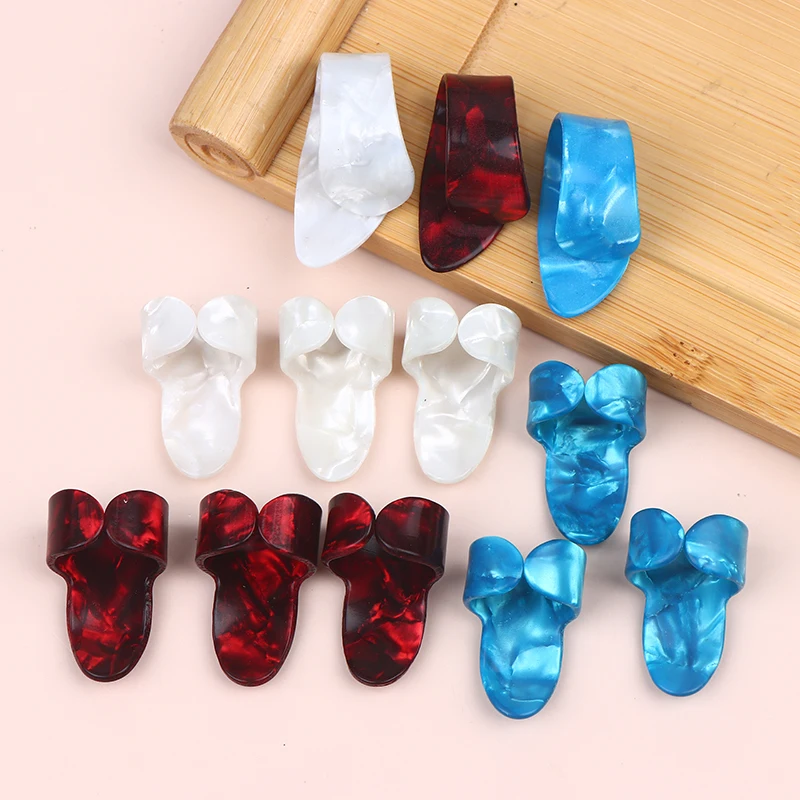 New Sale 12pcs Guitar Finger Picks Thumb/Index Sizes Fingerstyle Protector Anti-Slip Design Bass Acoustic/Electric Guitar