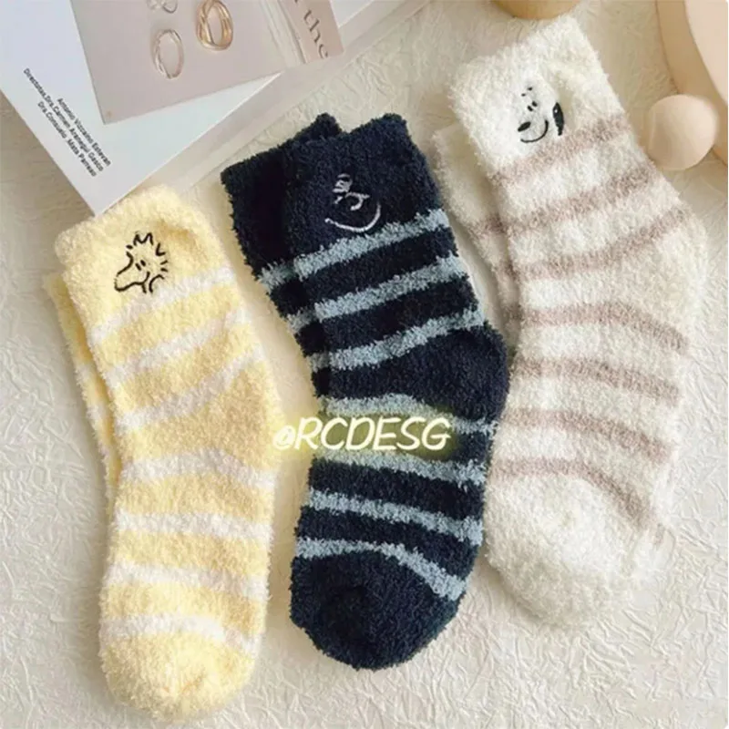 New Kawaii Cute Snoopy Socks Cotton Socks Casual Socks Couple Style Versatile Anime Cute Kids Toys Friend Gift Birthday Gift