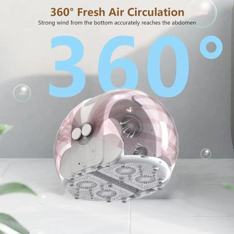 Constant Temperature Pet Grooming Machine Pet Pink Hair Dryer Box Low Noise Quick Pet Dryer Box
