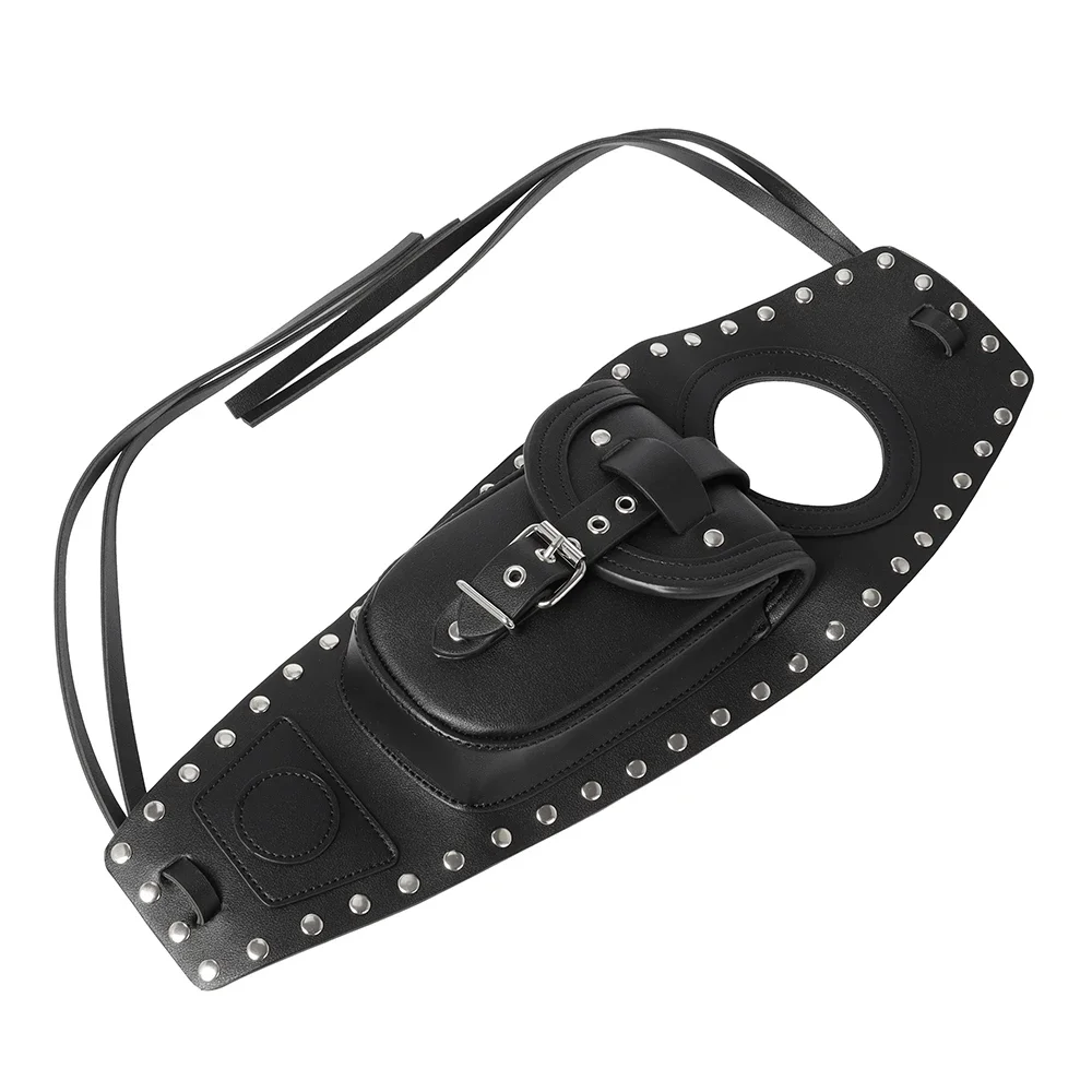 

Мотоциклетная передняя кожаная крышка топливного бака, водонепроницаемая сумка для хранения для Harley Sportster Iron XL 883 1200, сорок восемь семьдесят два