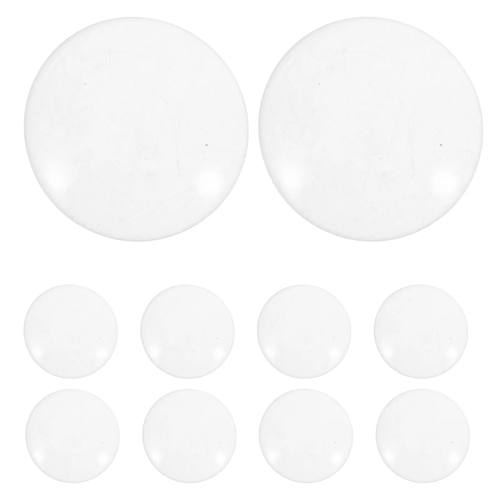 

15 шт. 58 мм прозрачные круглые стеклянные кабошоны с плоским дном для изготовления ювелирных изделий, подвесок, декоративных элементов, прозрачное стекло