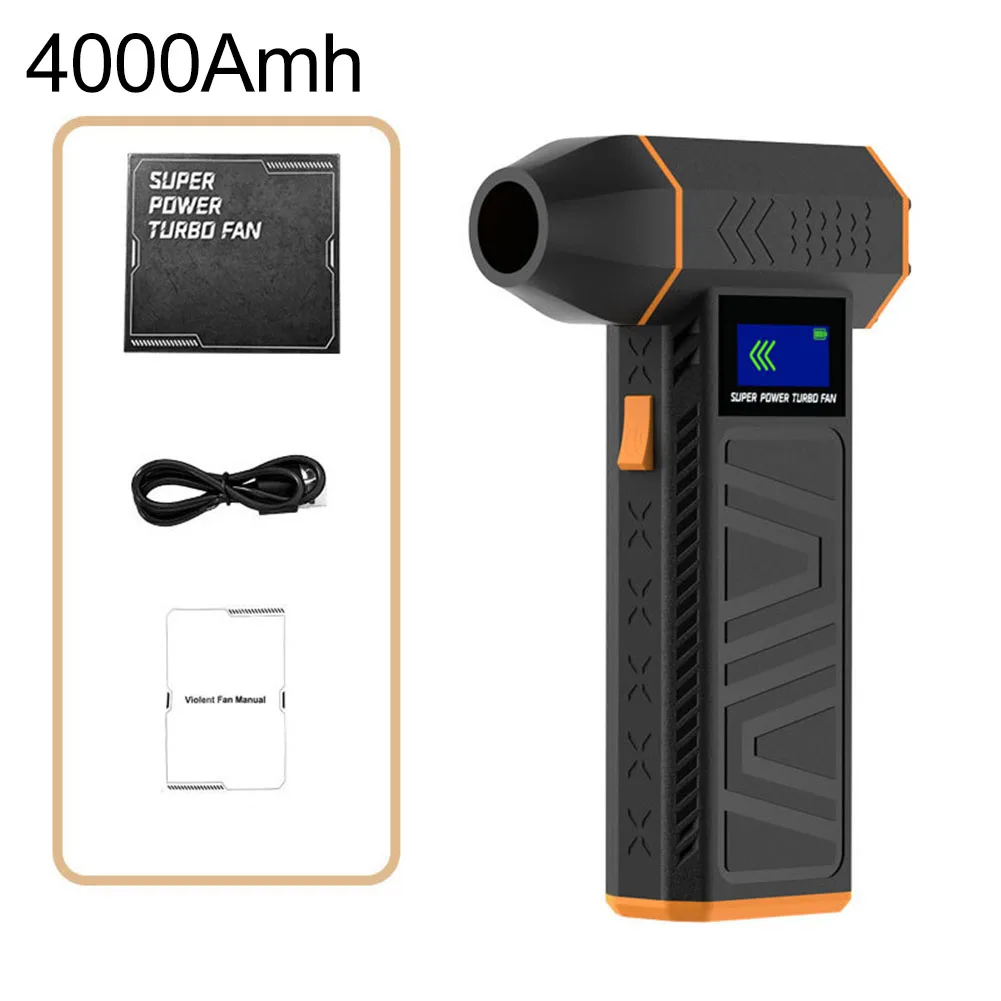 130000RPM Turbo Fan 8000mAh Wind Speed 52m/s Portable 3 Speed Cleaning Tool Versatile Speed Settings Fast Charging Capability