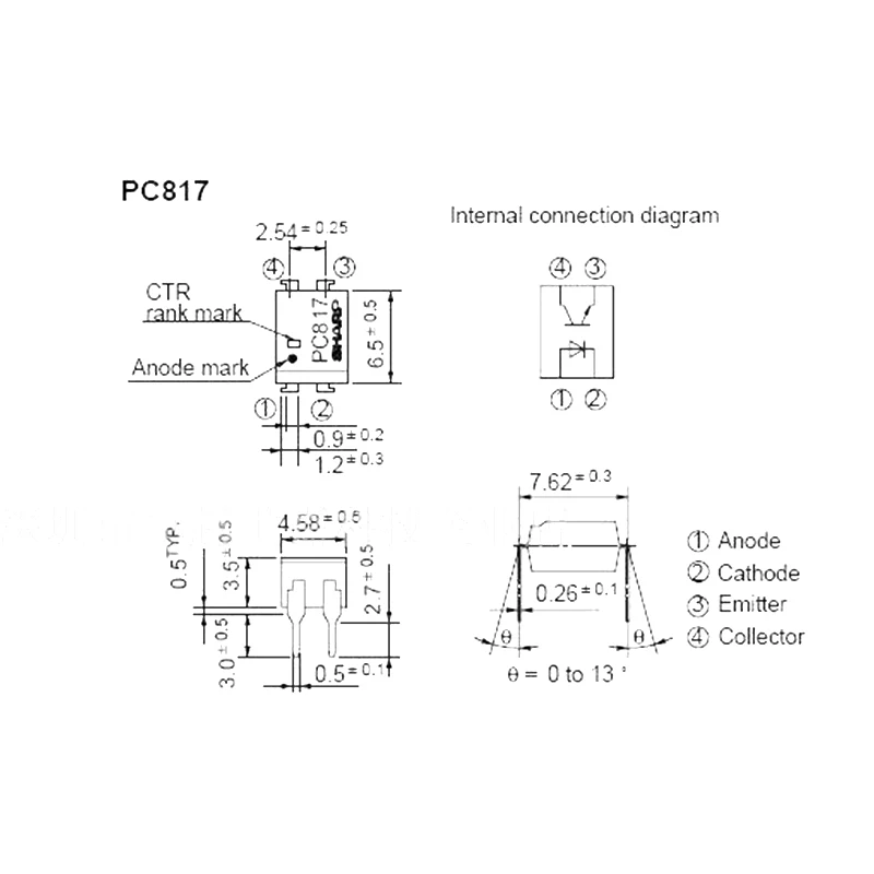 20pcs PC817C Sharp EL817C in-line DIP4 linear optocoupler optoisolator