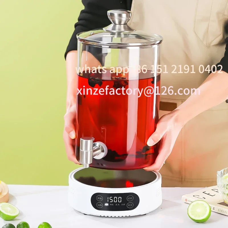 Be suitable for 220V Hot Beverage Dispenser Multifunctional Milk Heater Glass Tea Pot Cold Drink Makercustomizable