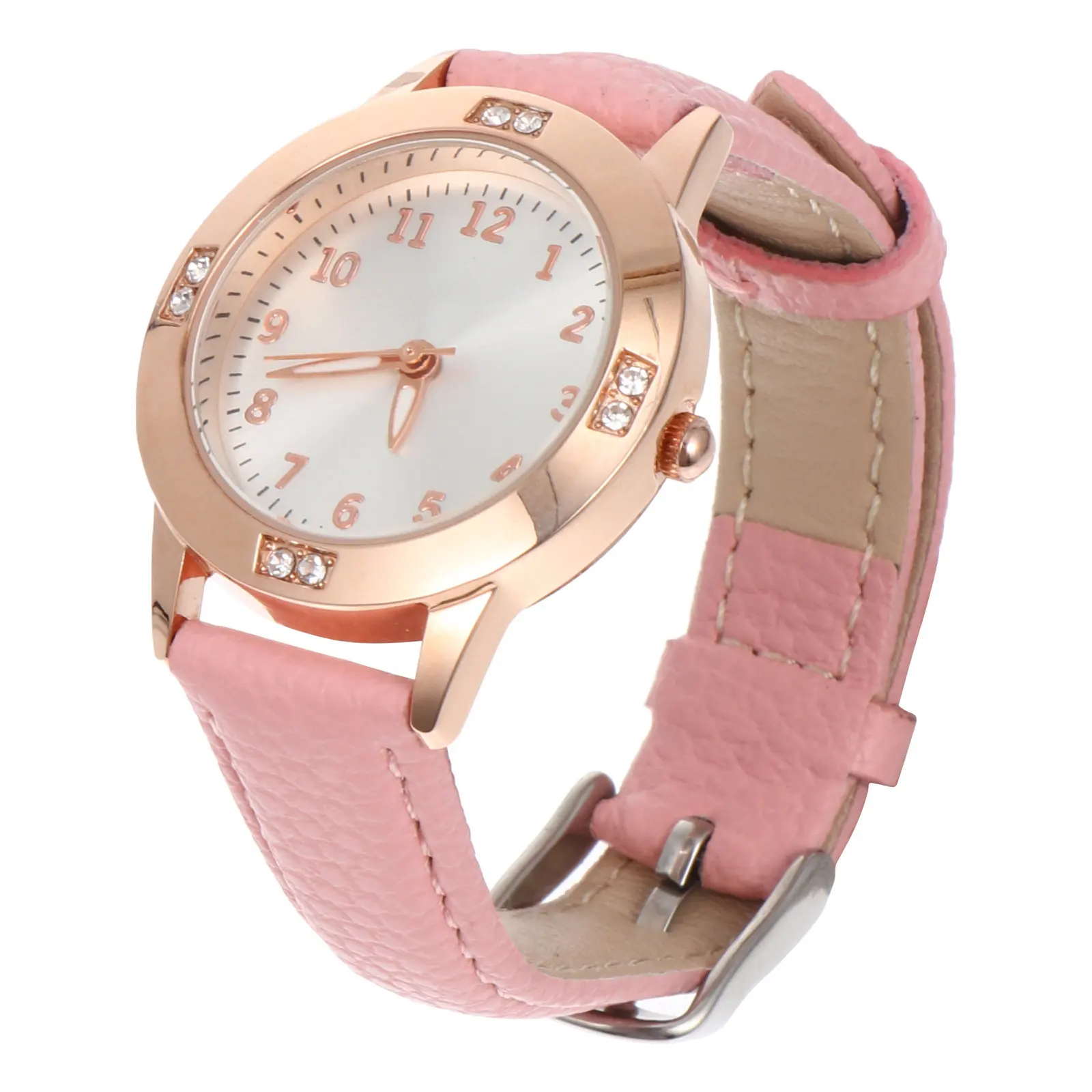 Women Simple Diamond-Studded Waterproof Quartz Watch Adjustable Stylish Wristwatch Student Wristwatch Casual Party Daily Wear