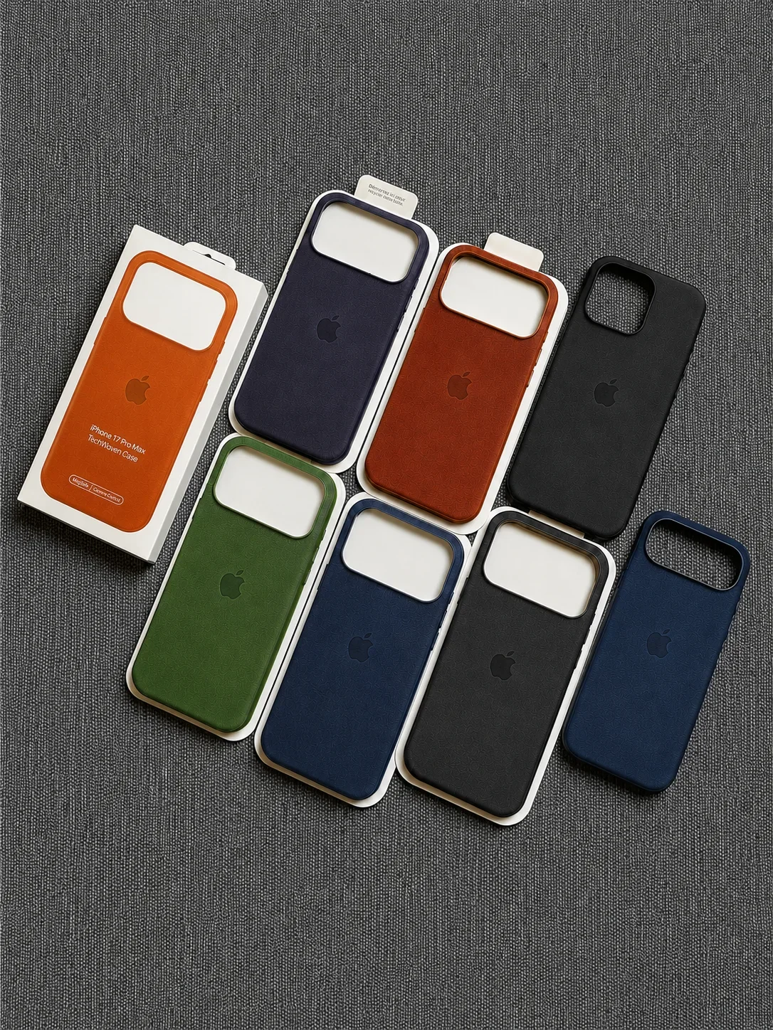 Etui Apple TechWoven z funkcją MagSafe do iPhone 17 Pro Max, z możliwością sterowania aparatem, obsługą bezprzewodowego ładowania i ochroną przed upadkami. — 2