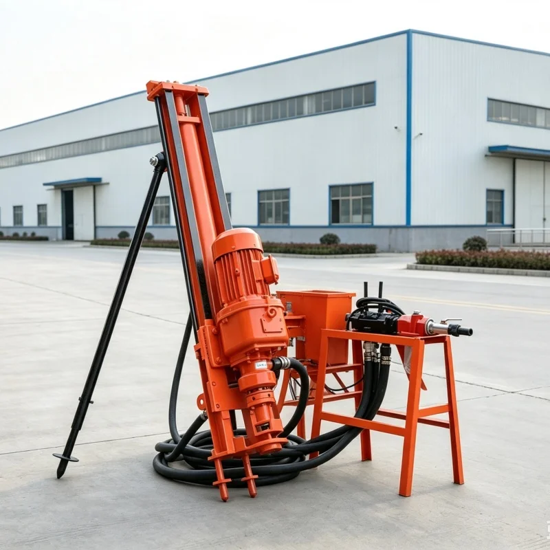 Customized Small DTH Drilling Rig, Engineering Slope Anchor Drilling Machine, Rock Drilling Machinery for Highway Infrastructure