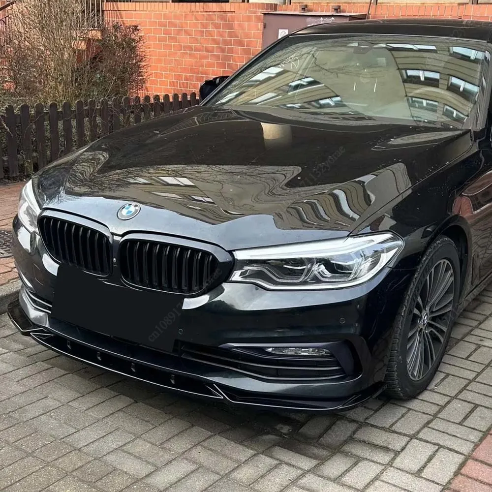 

For BMW 5 Series G30 G31 Stantard 525i 530i 530e 520d 530d 2017-2020 Front Bumper Lip Spoiler Splitter Diffuser Body Kit Tuning