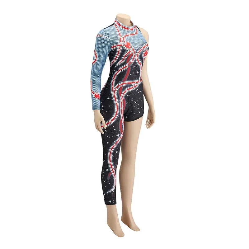 

asdh8@Taylor Cosplay Jumpsuit Singer Concert Tour Costume Sexy Women Shiny Snake Printed Bodysuit Halloween Stage Show RompersCO