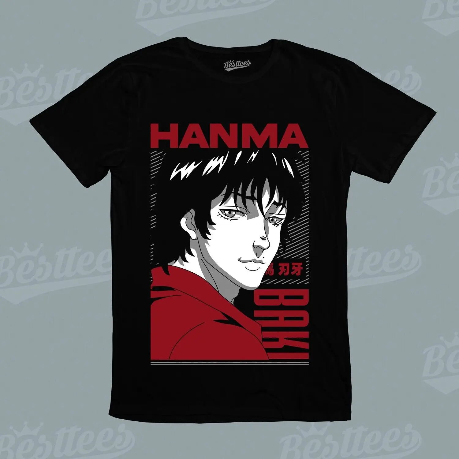 Baki Hanma Japanese Manga Series Anime Graphic Illustrator Popular Tee T-Shirt