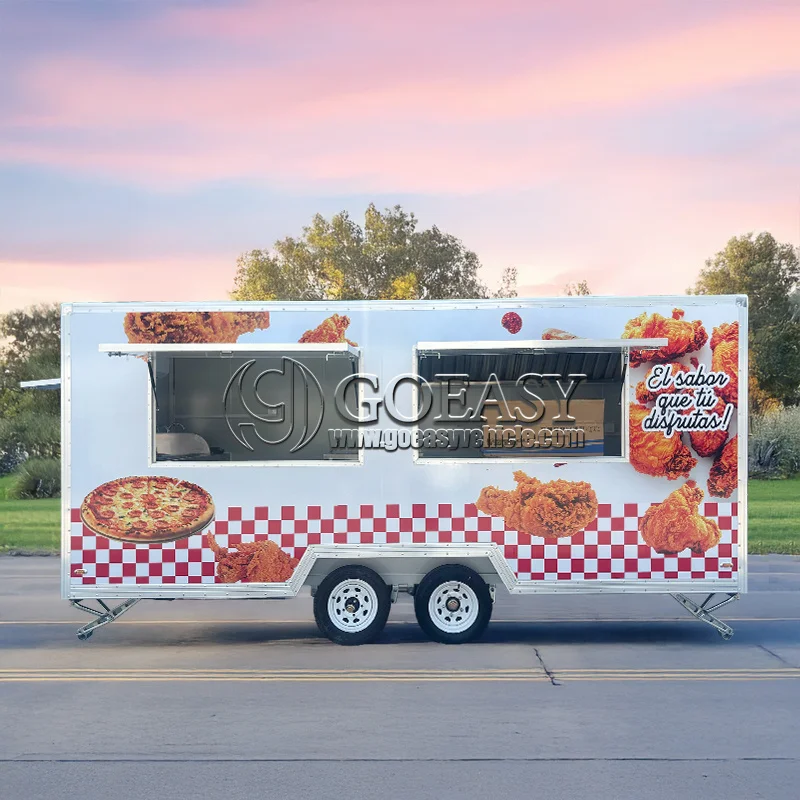 

Изготовленный на заказ мобильный прицеп для еды, грузовики для барбекю, пиццы, грузовик для фаст-фуда, полностью оборудованный мобильный бар, уличная кухня, прицеп для барбекю, еда на продажу
