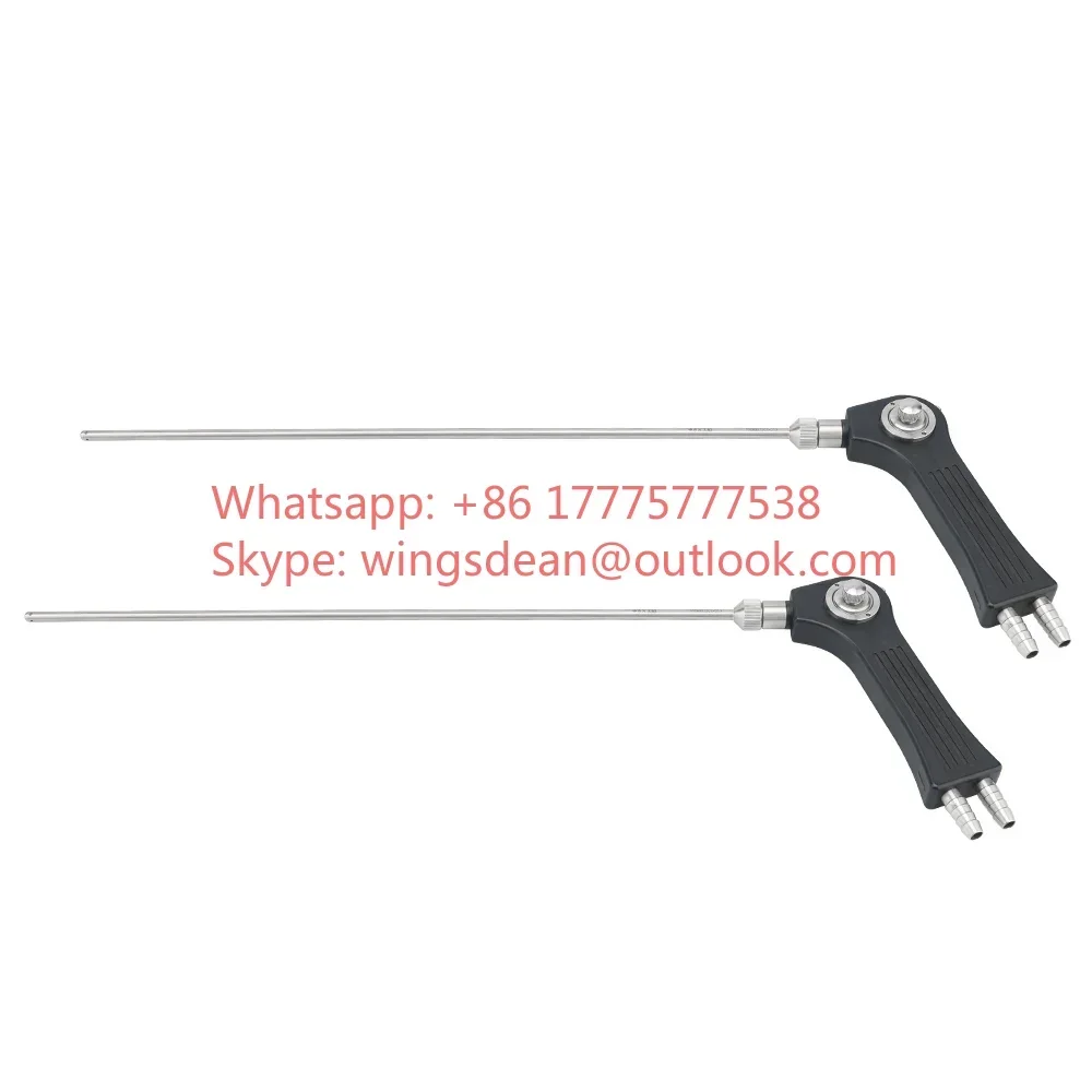 5/10 X 330 Mm Laparoscopic Laparoscopy Button Type Gun Shaped Suction and Irrigation Tube