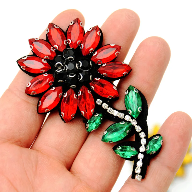 1Pc Crystal Flower … - image