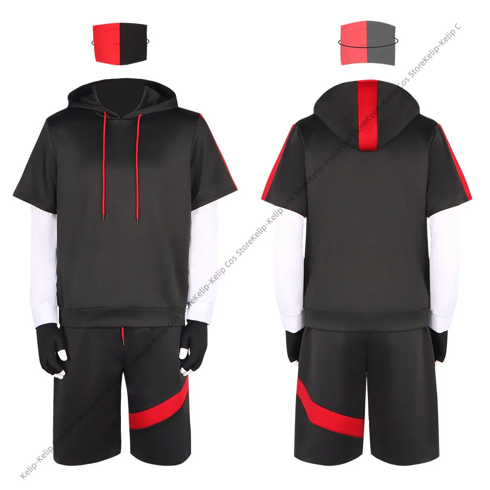 Royale Ikonik เครื่องแต่งกายคอสเพลย์ Hoodie ชุดกีฬาชุดสูทสําหรับผู้ใหญ่ชายกางเกงขาสั้นกอล์ฟฮาโลวีนชุด