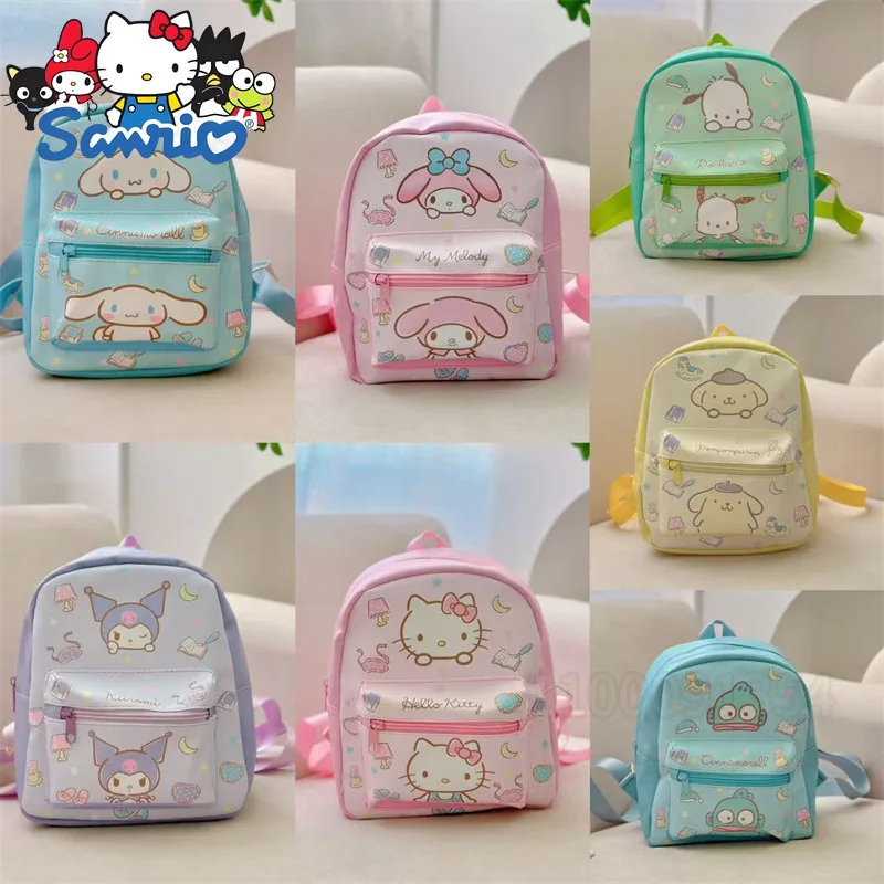 

Sanrio Hello Kitty New Girls' Schoolbag Cartoon Casual Mini Girls Backpack High Quality Fashion Lightweight Children's Schoolbag