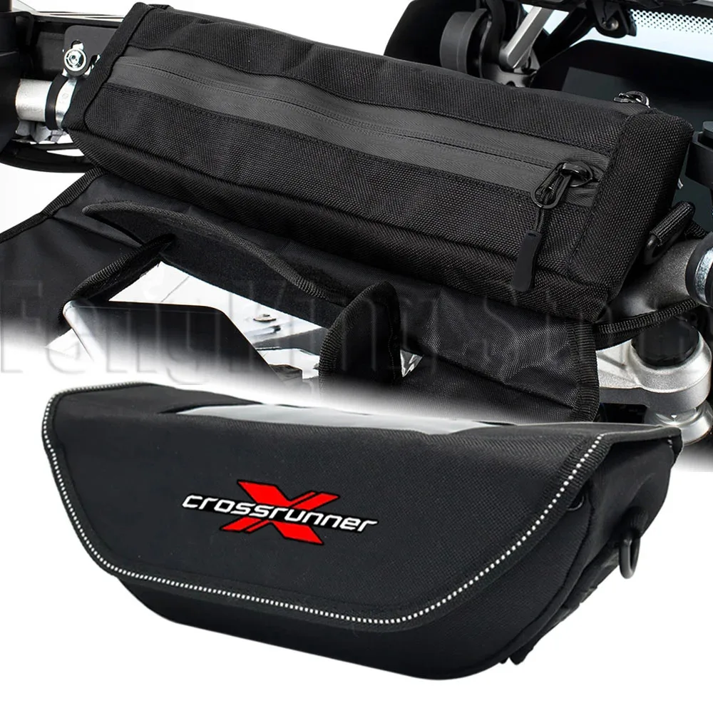 Tas stang sepeda motor, tas navigasi stang tahan air untuk Honda Crossrunner VFR800X VFR