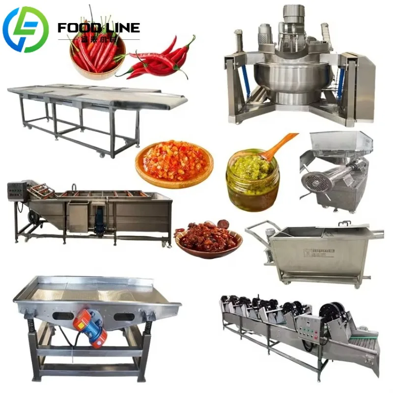 Custom Tomato Sauce Filling Machine High Viscosity Customizable Canned Fully Automatic Production Line Evaporating Concentration