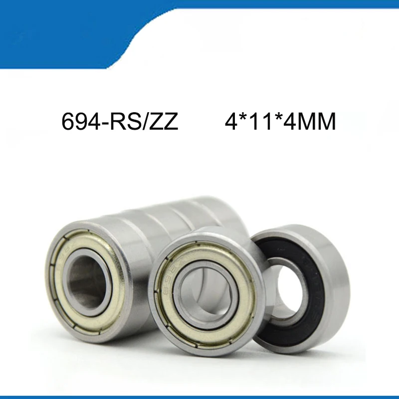 

High Quality Bearing 10/20PCS 694-2RS 694ZZ (4*11*46MM) ( ABEC-1) Corrosion Resistance And Quality Deep Groove Ball Bearings