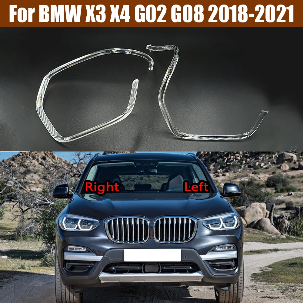 

For BMW X3 X4 G02 G08 2018 2019 2020 2021 DRL Daytime Running Lights Light Guide Plate Running Light Tube Daytime Running Strip