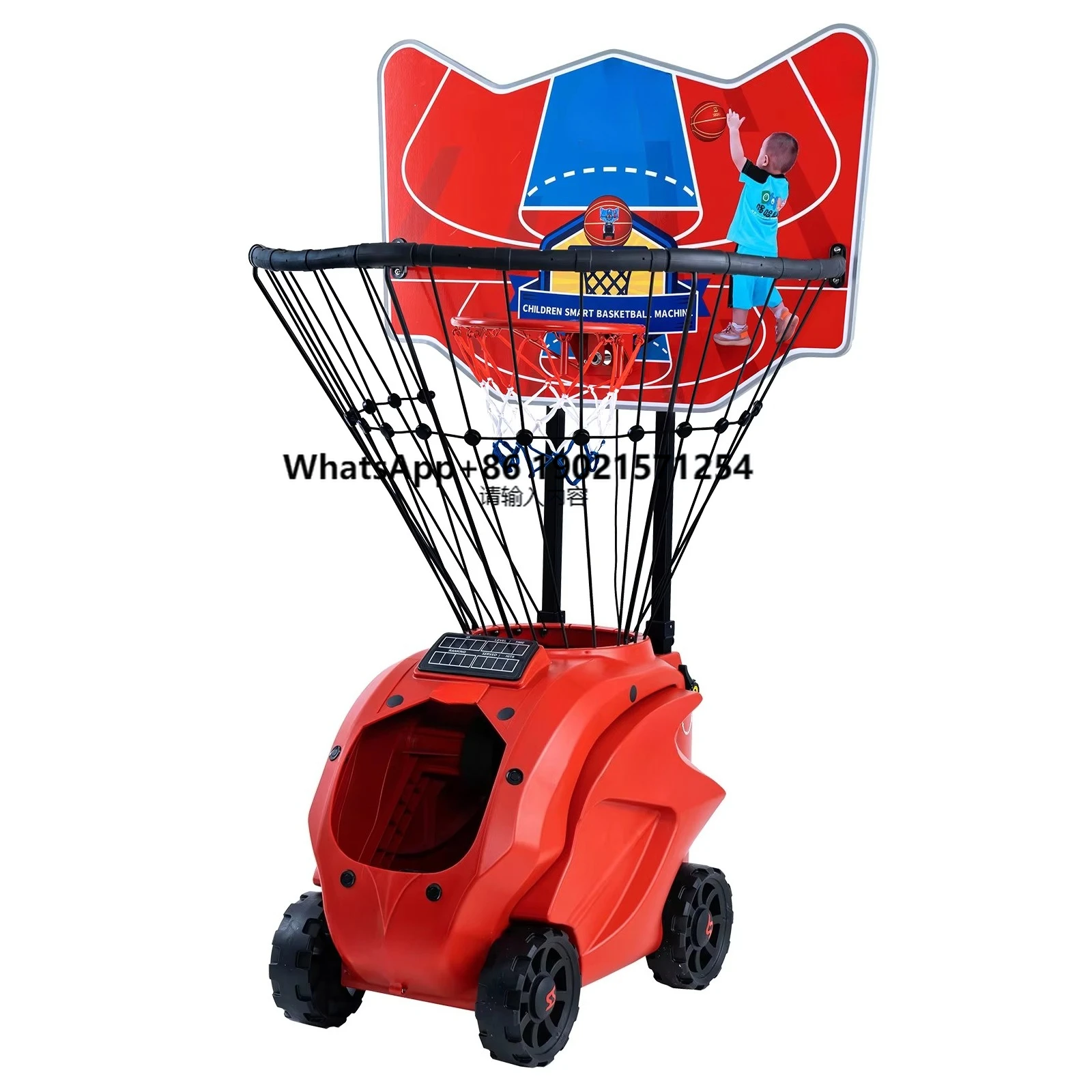 

SIBOASI Kids Basket Hoop Automatic Basketball Shooting Training Machine for Children Demi2