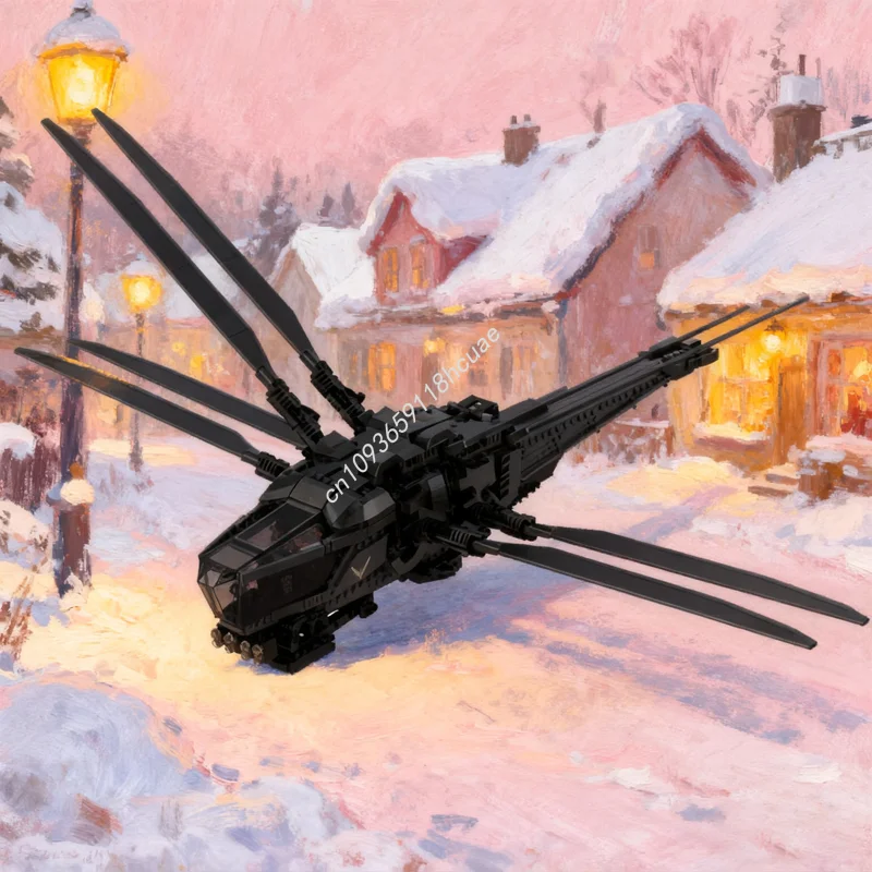 1774 pçs moc dune ataides real ornitopter atualizar ícones modelo blocos de construção arquitetura presentes natal brinquedo idéia educação