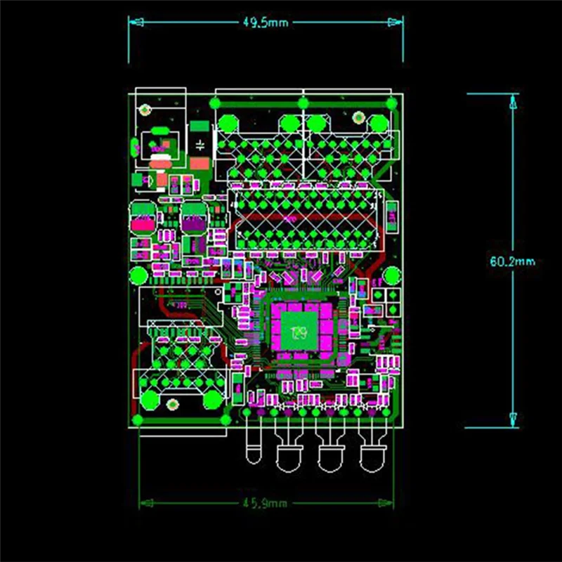 وحدة تبديل جيجابت رائعة ذات 3 منافذ تستخدم على نطاق واسع في خط LED 5 منافذ 10/100/1000 متر وحدة تبديل صغيرة لمنفذ الاتصال PCBA Easy