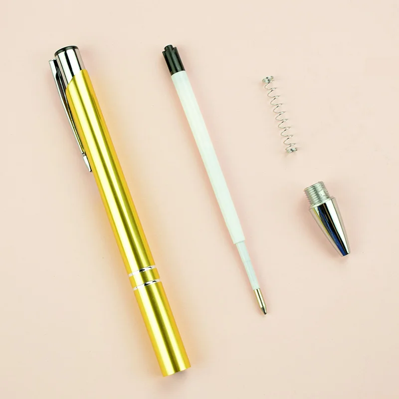 Personalized Customized Logo Multicolor Ball Point Pen Creative Business School Birthday Wedding Small Gift Metal Pen Wholesale