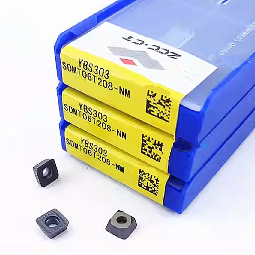 

SDMT06T208-NM YBS303/SDMT06T208-PM YBG205/SDMT06T208-PM YBM253 ZCC.CT SDMT06T208 CNC carbide inserts milling inserts 10pcs/box