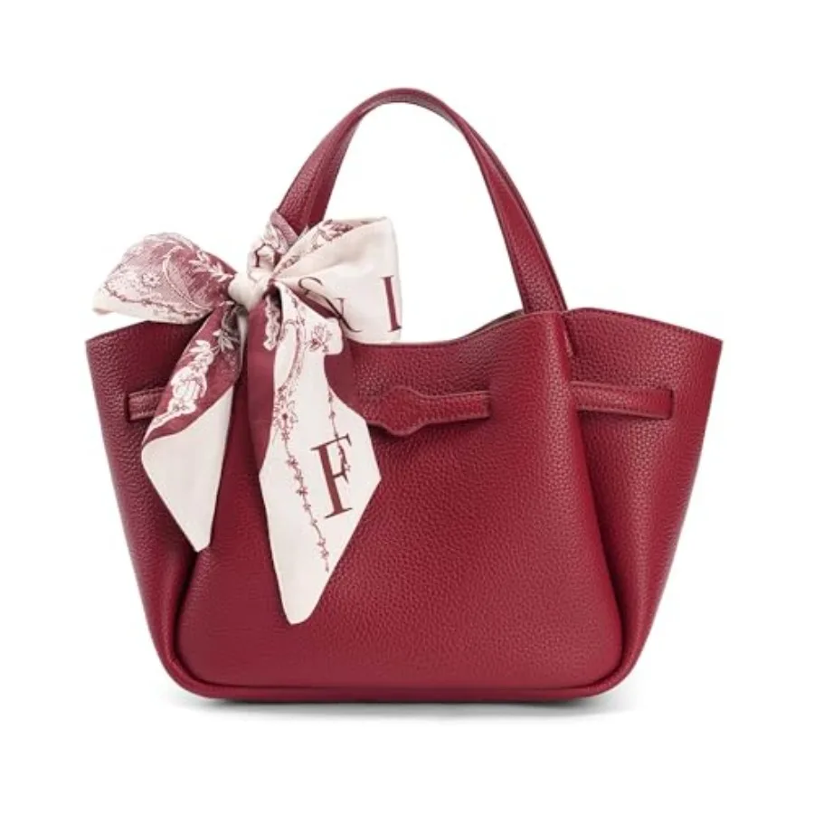 

Мини-сумка-тоут Pebbled для женщин из веганской кожи, трансформируемая, с регулируемым ремнем