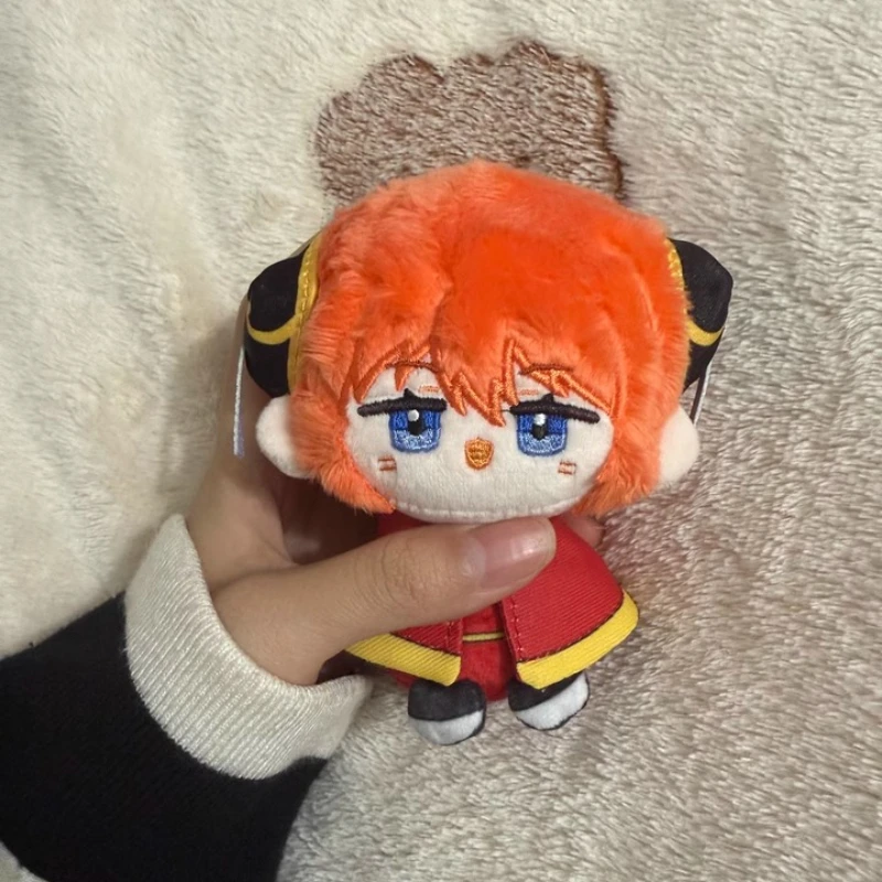 

12cm Japan Anime Role Girl Kagura Kawaii Cosplay Dango Plush Stuffed Keychain Cartoon Mini Soft Plushies Backpack Toys Fans Gift