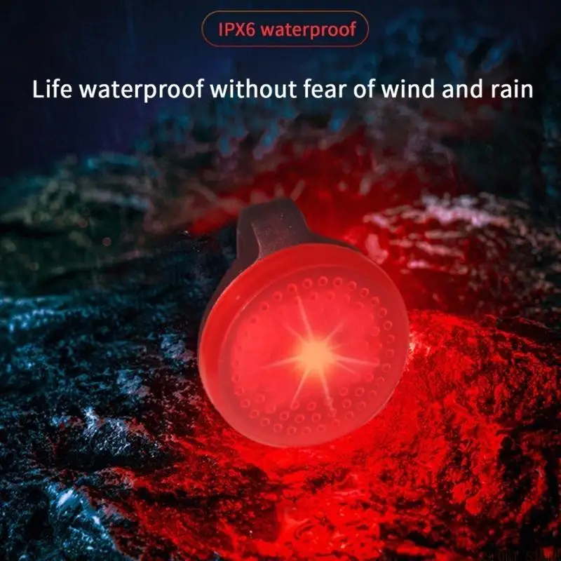 

U2JB Road Bike Safety Bike Rear Light for Biking Night Sports Taillight Warning Lamps Safety Lamps Night Running Light