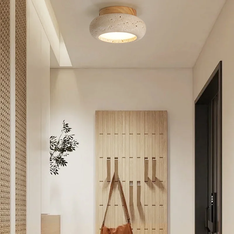 

Modern popular stone ceiling light in a simple and ins-style design, suitable for bedrooms, corridors, and bathrooms.