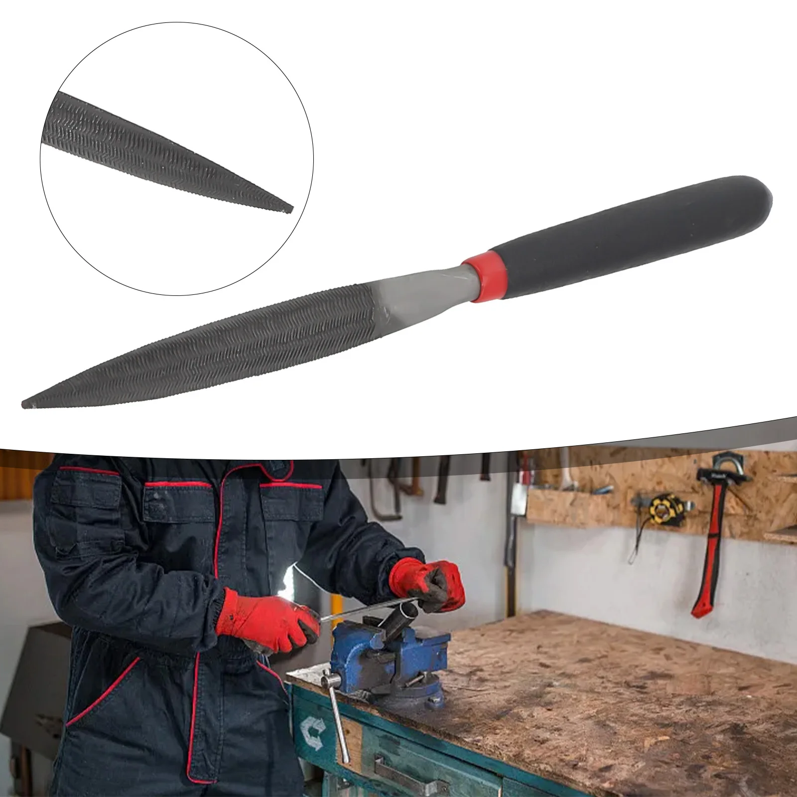1pc Metall Rasp Nadel Dateien Holz Carving Werkzeuge Für Stahl Stein Glas Metall Rasp Nadel Einreichung Holz Hand Datei werkzeug – Detail 4
