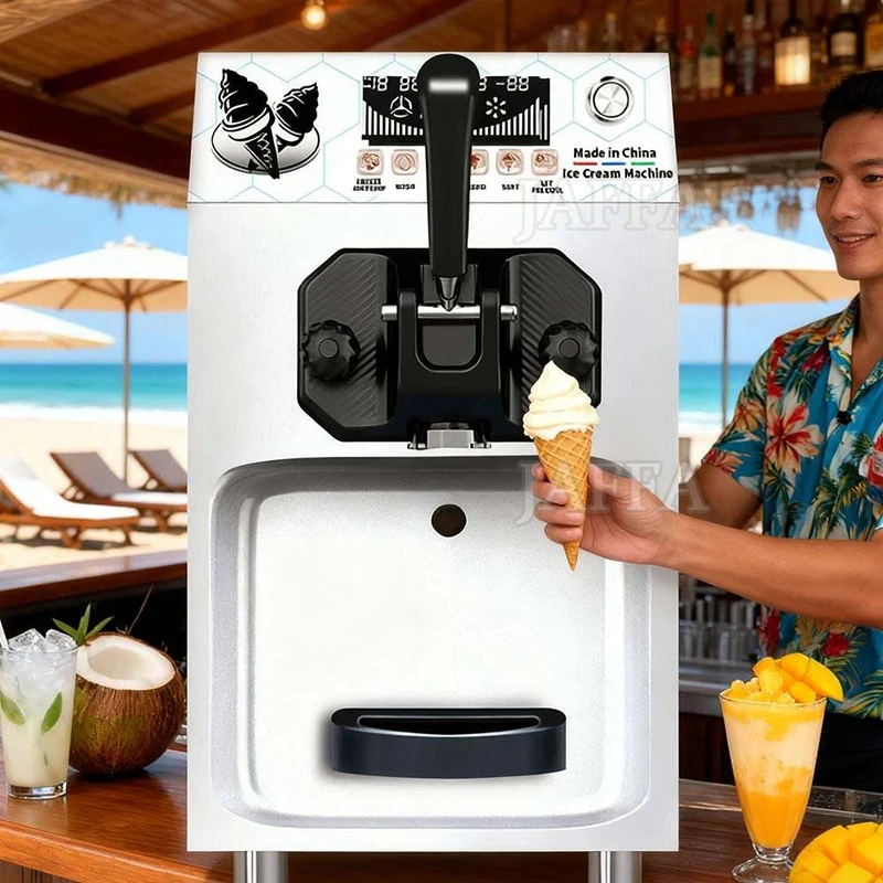 Including Tariffs Tabletop Commercial Ice Cream Machine For Soft Serve Yogurt Ice Cream Shop Equipment