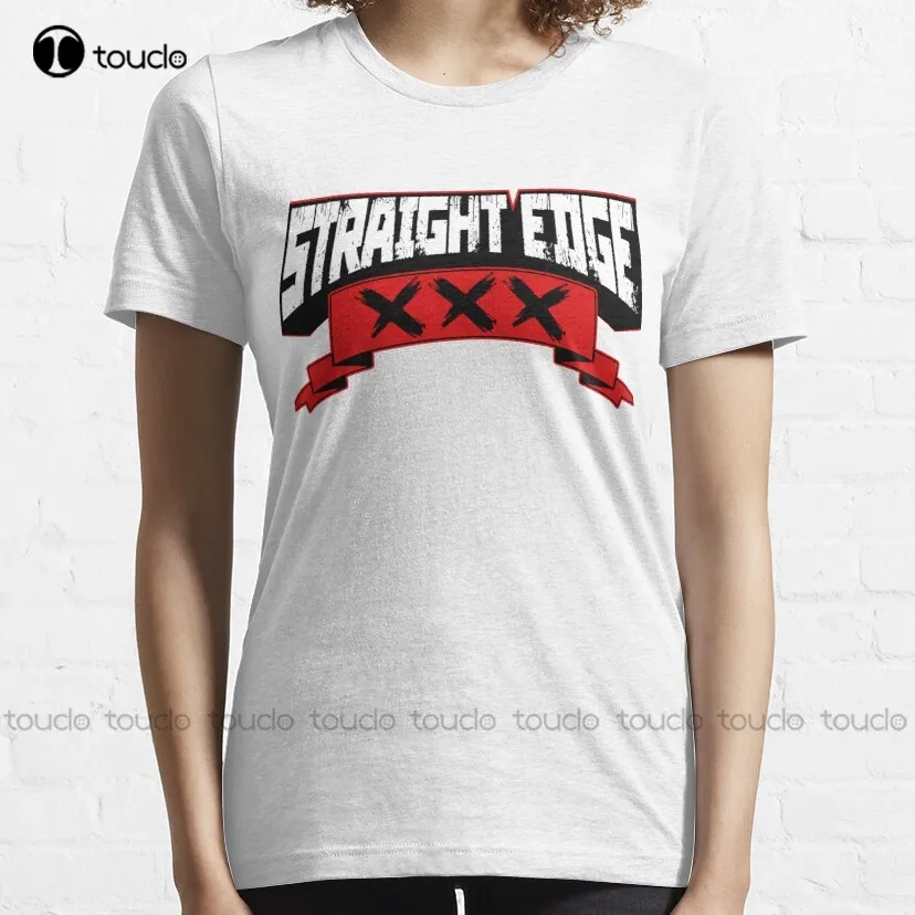 Straight Edge T-Shirt Golf Shirt High Quality Cute Elegant Lovely Kawaii Cartoon Sweet Harajuku Cotton T-Shirt Breathable Cotton