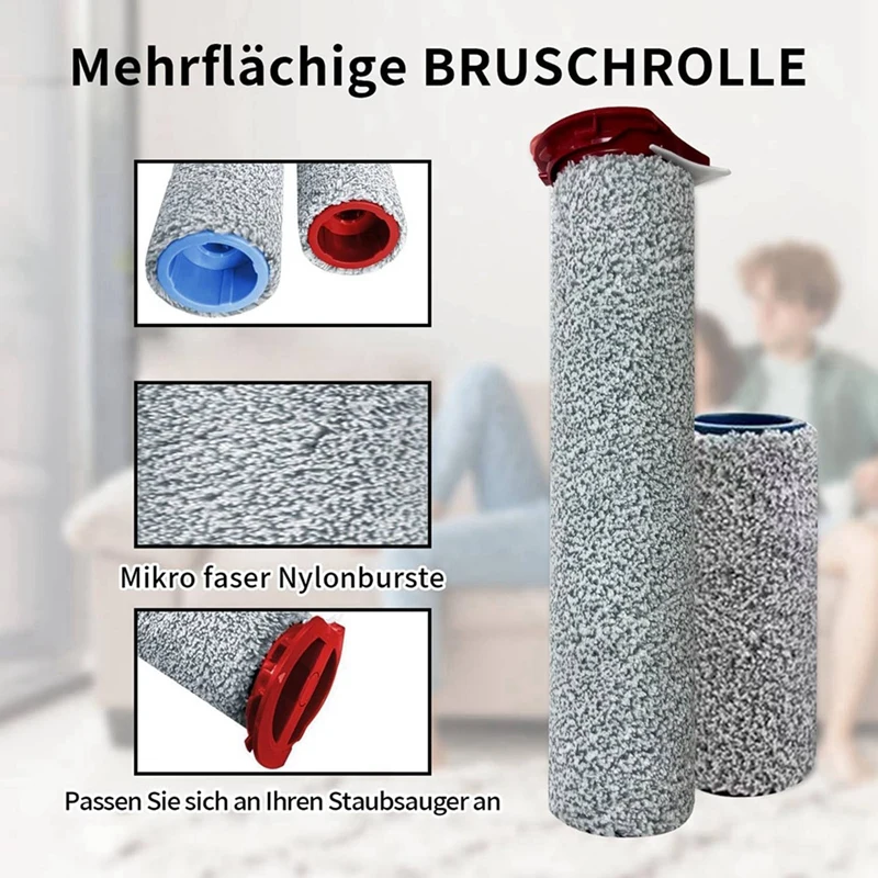 A98G-2 Set untuk Roborock Dyad Pro/Dyad Pro Combo Penyedot Debu Sikat Rol Suku Cadang Pengganti Filter Hepa