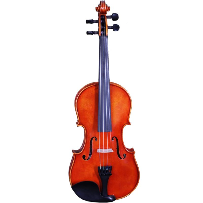4/4 Professional Solid Color Violin Pure Handmade European Solid Wood String Musical Instrument For Music Performance Practice